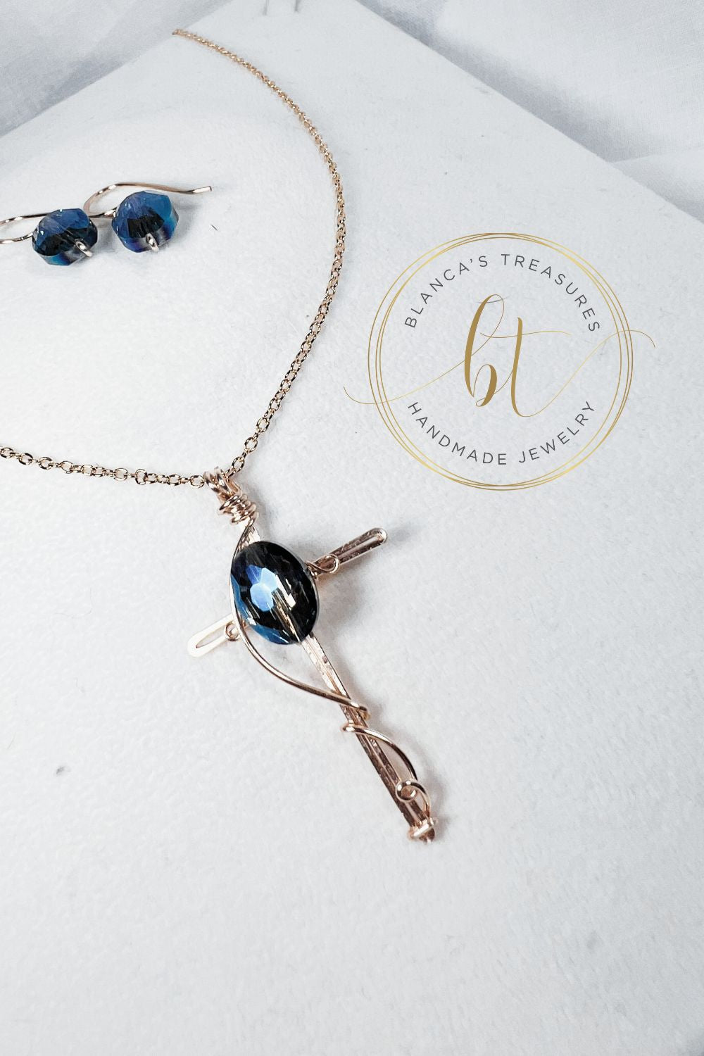Wire wrapped cross