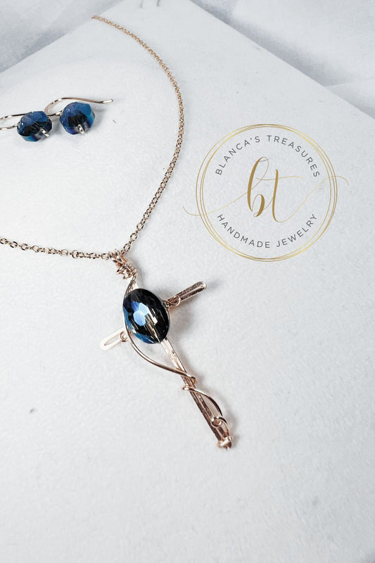 Wire wrapped cross