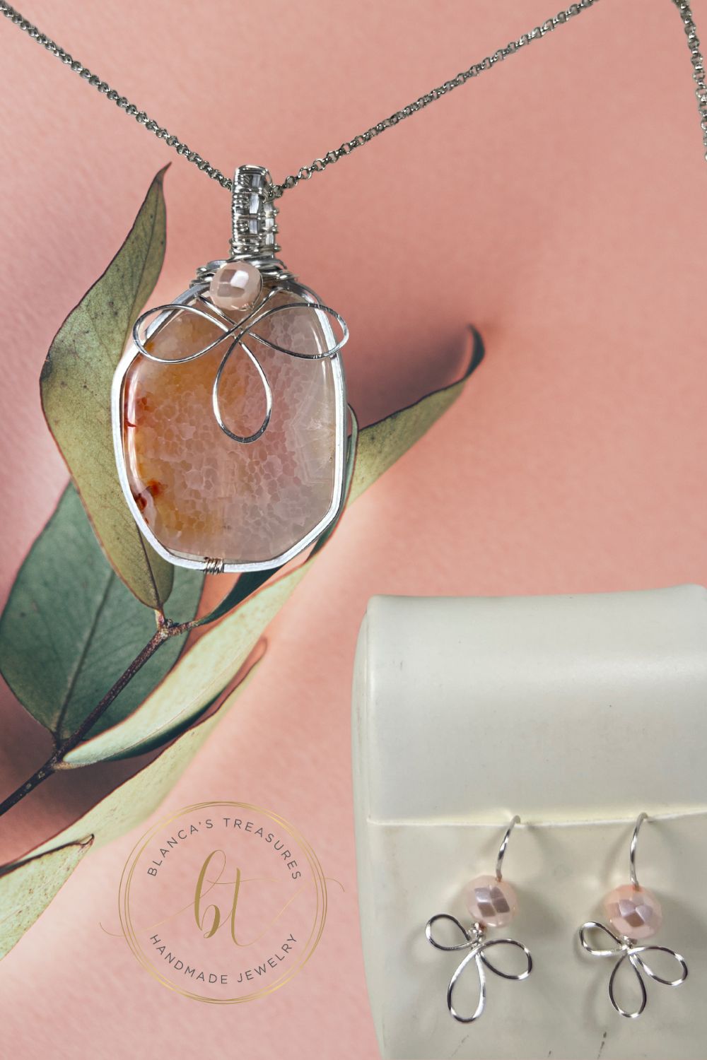 Pink Agate Set